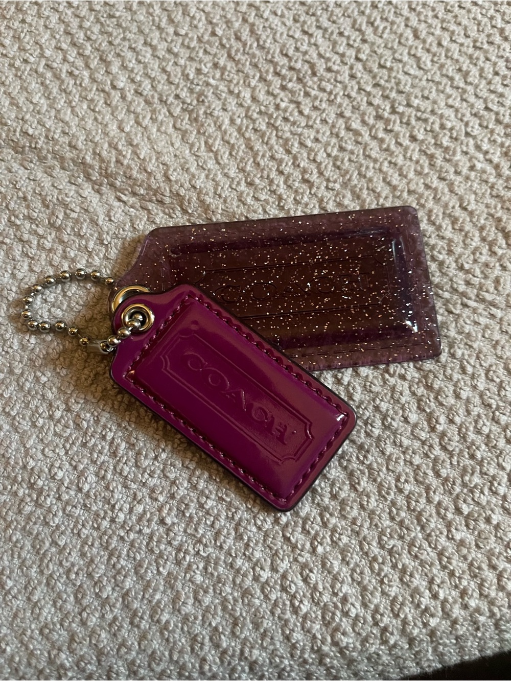 Choice of Coach Glitter & Leather Poppy Hangtags - Picture 6 of 6